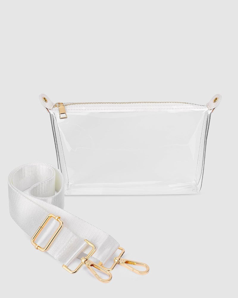 FANGSUN Clear Purse for Women, Clear Crossbody Bag Stadium Approved, Small Transparent Handbag for Concert Event Festival - Image 2